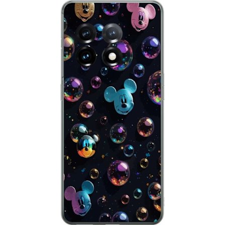 Kompatibel Mobilcover til OnePlus OnePlus 11 Mickey Mouse Disney Bobler Design Sjovt Motiv Populær Disneyfigur Tegneserie Børneklassiker