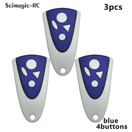 3 stk Garageport fjernbetjening Novoferm Novotron 502 Max43-2 512 Mix 43-2 504 Max43-4 Garageportåbner 433mhz Rolling Code - G