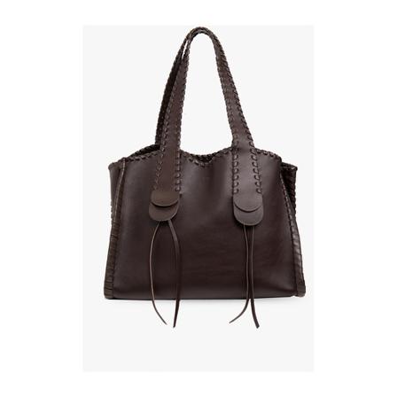 Chloé, Mony Large shopper bag Bruin, Dames, Maat:ONE Size,leer