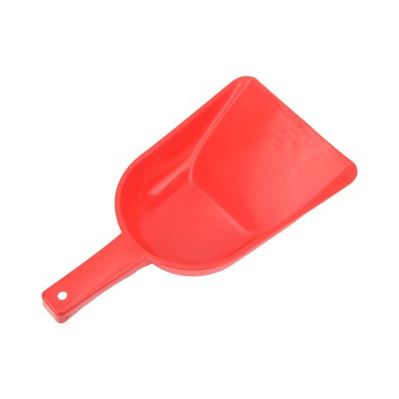 Rød Plastik Foderskovl Let Rengøring PE Køleskab Is Mini Sneskovl med Krog Håndtag