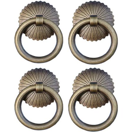 Handtag - 6 stycken - Möbelhandtag med ringar - 25*25*45 mm