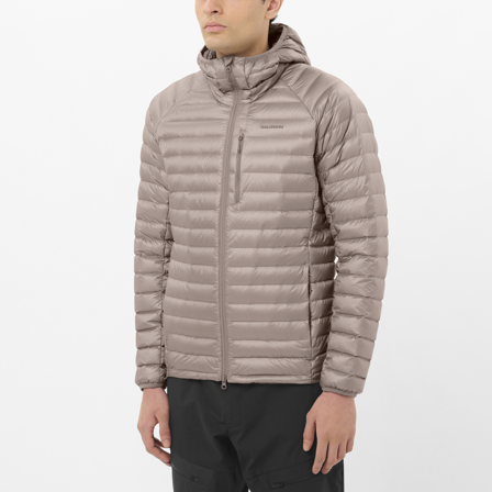 Salomon - Vestes Vêtements Elixir Micro Down Hd M - Iron