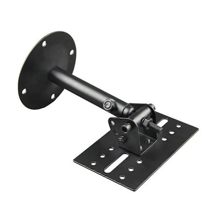 Vegghylle for høyttaler Stabil Bærbar Plassbesparende Avtakbar KTV Lydhylle Høyttalerholder for hjemmehøyttalere[D]