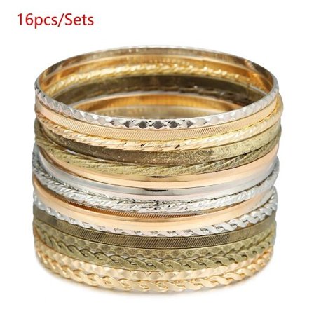 12st Punk Curb Cuban Chain Armband Set för Kvinnor Miami Boho Tjock Guld Färg Charm Armband Armband Armband Modesmycken