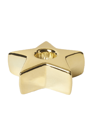 Åhléns Home Ljusstake STAR Ljus & ljusstakar Guld ONESIZE