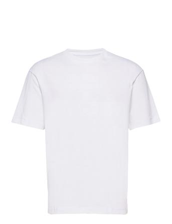 Slhloosegilman220 Ss O-Neck Tee S T-shirts Short-sleeved Valkoinen Selected Homme