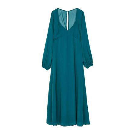 Ottod'Ame, Maxi Dresses Blauw, Dames, Maat:S