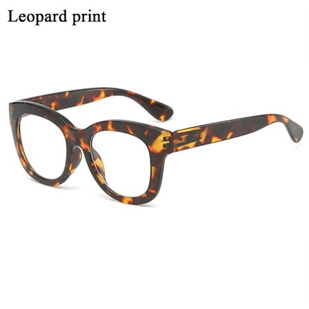 Anti-UV Blue Rays Glasögon Datorglasögon LEOPARD PRINT