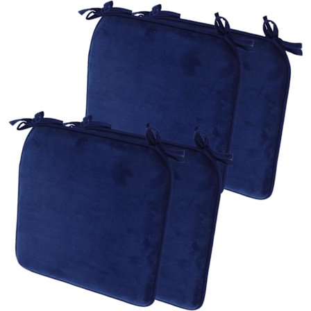 Alsidige 4 stk. vaskbare stolehynder med bindebånd til spisestue, køkken, have og boligindretning