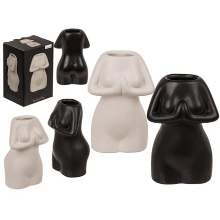 Vase / Keramikvase - Kvindekrop - Vælg farve