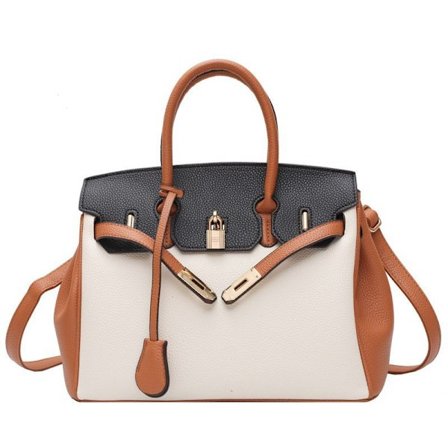 Snygg Brun Tote Bag Rymlig Design för Kvinnor