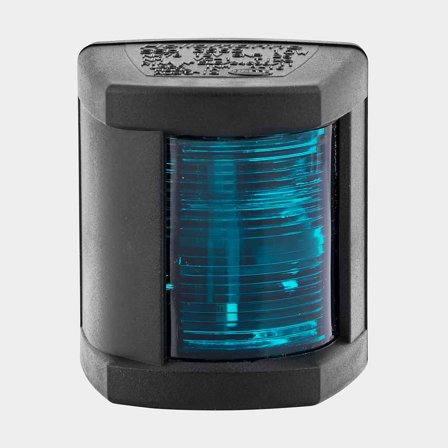 Lampa nawigacyjna prawa burtowa do montażu bocznego Hella 3562, 10 W, 12 V, 112.5°, odporny na UV czarny plastik, 75 x 63 x 53 mm, zielona, do łodzi <