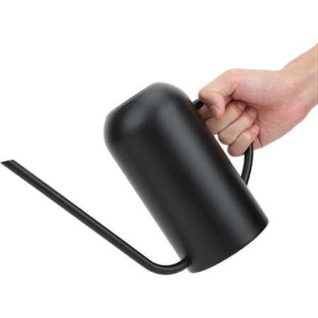 Pitkäkaulainen kastelukannu, 50oz/1,5L ruostumatonta terästä, metallinen sisäkäyttöön, mehikasveille, ruukkukasveille, kasteluun koti- ja 