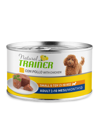 Natural Trainer Cibo Umido Pollo Per Cani Adulti Taglia Piccola