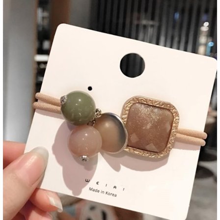 6 kpl Hiustarrat Iso Kirsikka Hiustarra Korkea Elastisen Poninhäntäpidikkeet Hiusnauhat Naisille Tytöille ----Ruskea Neliö