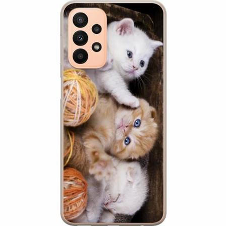 Samsung Galaxy A23 5g Genomskinligt Skal Katter