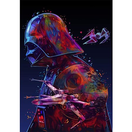 Metallic Illusion DIY Diamantmålningskit för Vuxna, för Nybörjare