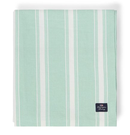 Lexington Duk Striped Grønn lin/bomull 150x350