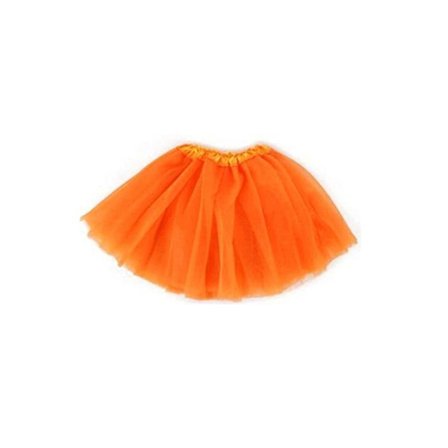 Dam Flickor Kvinnor Tutu Kjolar Fancy Dress Party Möhippa (Orange)