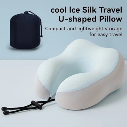 U-formad Resekudde Nackkudde Ergonomisk Minnesskum För Resor Bil Flyg Hem Sovkudde_TF_TF