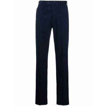 Lubiam, Slim-fit Trousers Blauw, Heren, Maat:L