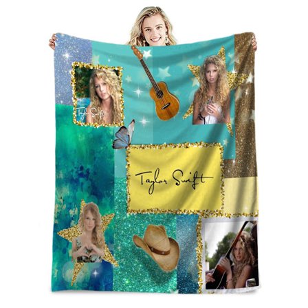 Berømt sanger flanneldækken Taylor Swift gave tæppe aircondition tæppe lur tæppe cover tæppe berømthed tæppe