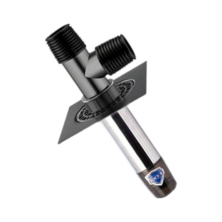 Tvättmaskin Avloppsslang Anslutning Tvättmaskin Golvbrunn Adapter Anti-Överflöde Deodorant Fog Tålig silver[D]