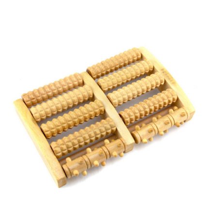 Puinen hierontarulla jalkojen hierontalaite imusolmukkeen tyhjennys & Ma