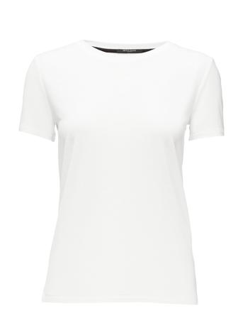 Katka Ss T-Shirt T-shirt Top Hvid Bruuns Bazaar