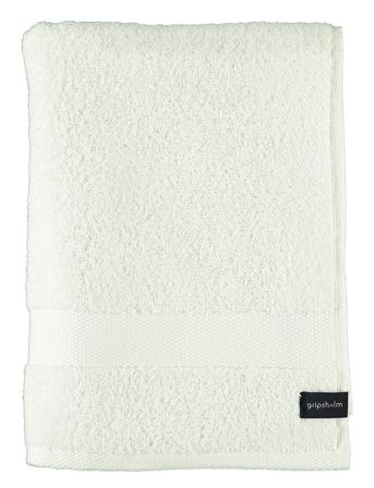 Bath Towel Gripsholm Home Textiles Bathroom Textiles Towels & Bath Towels Hvid Gripsholm