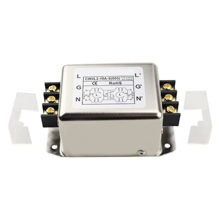 Universell strømfilter CW4L2-10A-S, strøm-EMI-filter enkel/dobbel pol enkel, støydemper strøm-EMI-filter