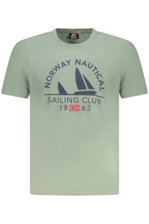 Norway 1963 T-shirt Maniche Corte Uomo Verde