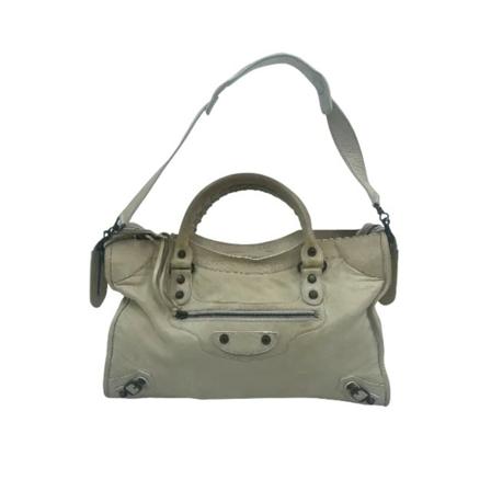 Balenciaga Vintage Pre-owned HandTass , Beige , Dames , Maat: ONE Size Vintage Tassen