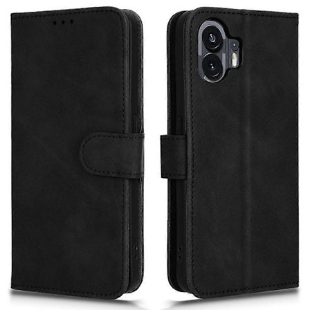 For Nothing Phone (2) Mobile Case Stand Skin-Friendly Wallet PU Leather Full Protection Mobile Phone Case