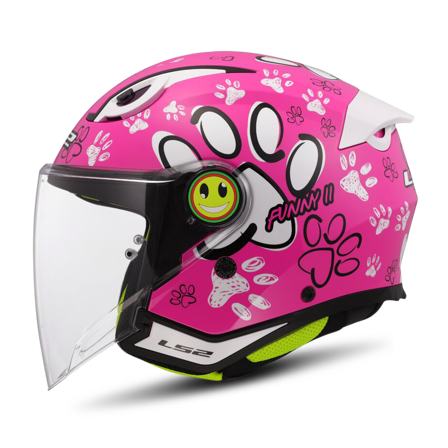 Lasten Avokypärä LS2 OF622 Funny II Pinkki S