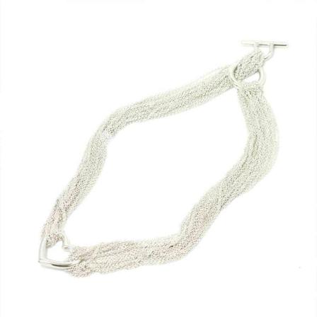 Tiffany & Co. Pre-owned Necklaces Grå, Dame Vintage Smykker, Størrelse: ONE Size