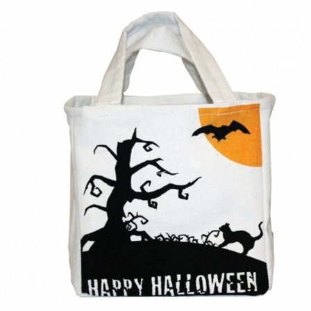 Kanvaspose tre eller godteri