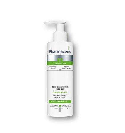 Pharmaceris Puri-Sebogel Deep Cleansing Face Gel 190 ml, Skincare, Ansigtspleje, Uren Hud