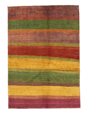 Handknuten Gabbeh 140X197 Orientalisk Ullmatta Liten