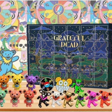 Grateful Dead Adventskalender Jul 2024 Advent Blind Bokser