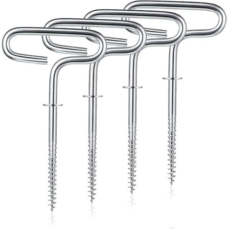 Isfiskely Shelter Anker Isfisketelt Anker Udendørs Camping Telt Kulstofstål Tilbehør