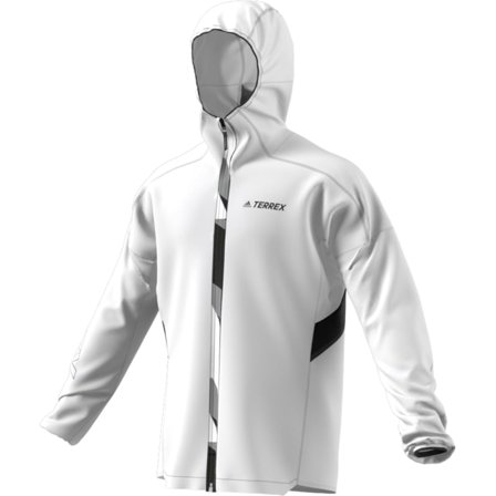 Adidas Men's Terrex Agravic TR Pro Wind.RDY Windbreaker Men unlined workout jackets White L