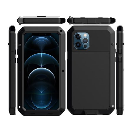 iPhone 15 Pro max - Stötdämpande Aluminium Skal