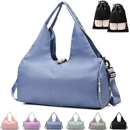 Endast pakke Gymbag Dame, Yogamatte Bag Sport Reiseveske, Vanntett Sport Gymbag for Sport Reiser Vandring