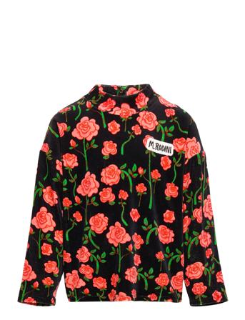 Roses Velour Sweater T-shirts Long-sleeved T-shirts Monivärinen/Kuvioitu Mini Rodini