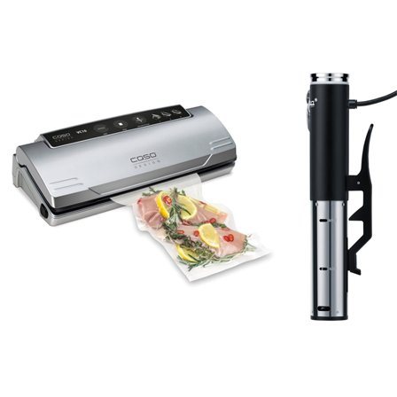 Steba Sous vide -setti, jossa on sirkulaattori ja tyhjiöpakkauslaite