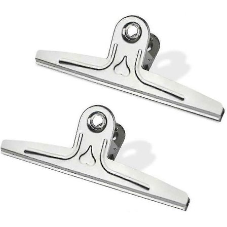 [LCS] 2st Bulldog Clips, Rostfritt Stål Jätte Jumbo Binder Stora Järnklämmor 20cm Järnklämmor Överdimensionerade Stålklämmor - 30cm