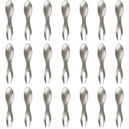 Maiskolbeholdere i rustfritt stål, 21 deler, BBQ maisspyd, maiskolbeholdere, gaffel for matlaging hjemme (Mais