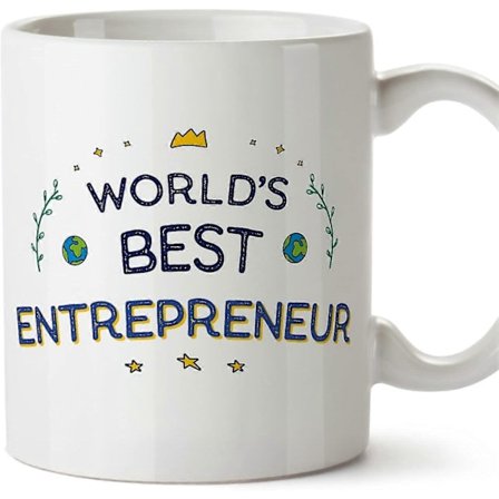 Entreprenør Kopp Verdens Beste Morsomme Gave til Kolleger Keramisk 11oz Kopp