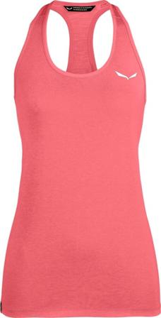 Salewa Women's Agner Hybrid Dry Tanktop Women Short sleeved fitness sweater Pink 40